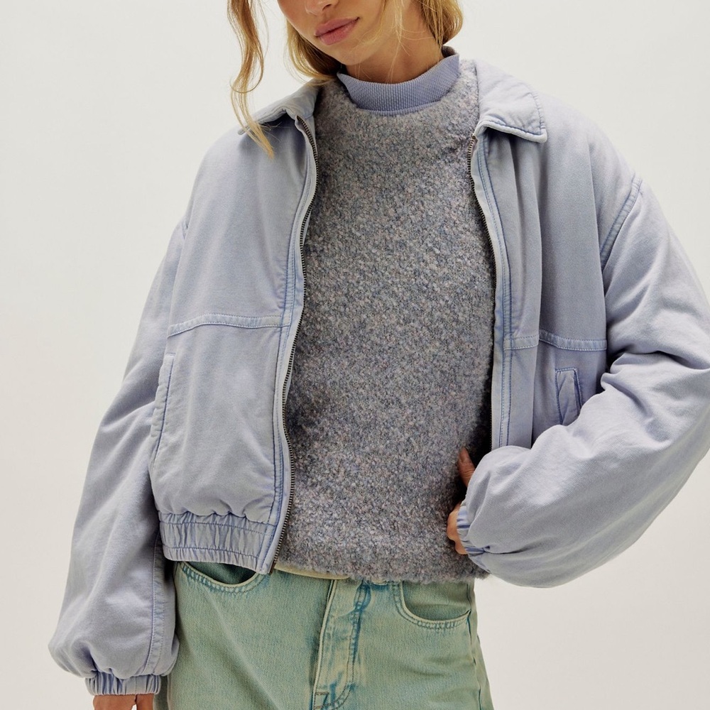 Free People FP One Birdie Washed Jacket - Picture 3 of 7
